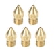 thumbnail image 1 of Boquilla de impresora 3D de 1 mm, compatible con cabezal de extrusión MK8, para filamento de 1.75 mm, 5 piezas, 1 of 4