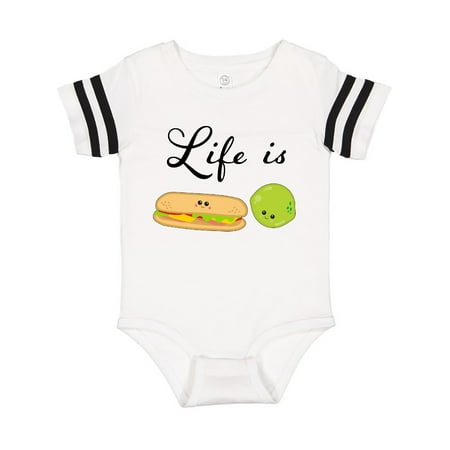 

Inktastic Life Is Sublime- Cute Food Pun Gift Baby Boy or Baby Girl Bodysuit