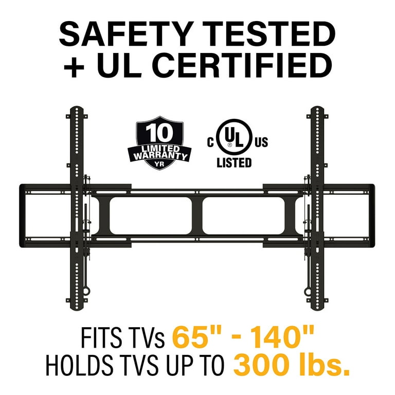 SANUS, TV Wall Mount, XL Fixed Position, supports 65