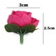 thumbnail image 3 of GOOHOCHY 50 rosas artificiales de 3 cm para decoración de bodas (rosa), 3 of 8