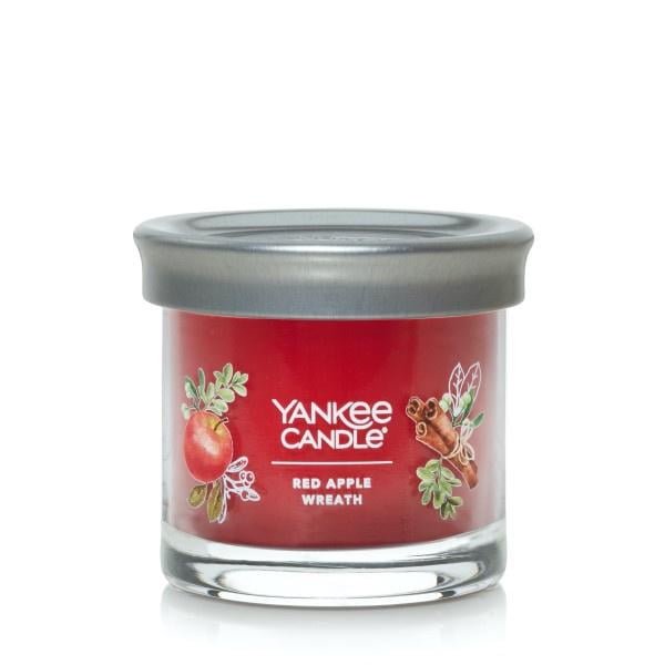 Yankee Candle Small Tumbler Scented Single Wick Jar Candle, Red Apple Wreath, 4.3 oz (Pack of 2)