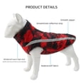 thumbnail image 3 of Labymos Reflective Waterproof Windproof Dog Coat, Autumn and Winter Warm Polyester Dog Jacket Winter Dog, 3 of 6