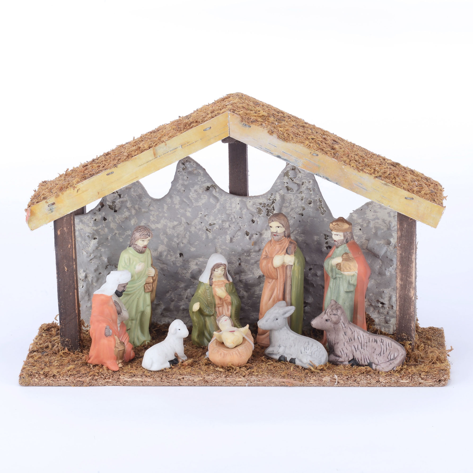 walmart outdoor christmas nativity sets