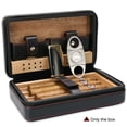 thumbnail image 5 of Caja De Humidificador De Cigarros, Humidificador De Viaje De Cuero De Madera Portátil, Bandeja De Cedro Extraíble, Juego De Humidificador, Caja De Regalo Kearding HA022764-00, 5 of 5