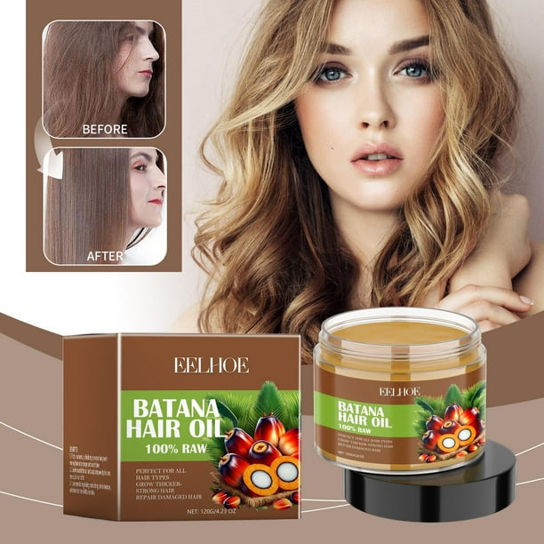 Tratamiento Hidratante Acondicionador Natural para el Cabello | Revitalizante de la hidratación del cuero cabelludo para el cabello seco y dañado | Fortalece, espesa y suaviza | Reduce las puntas