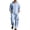 Light Blue*, variant on RUTAYY Men's Outfits Hooded Long Sleeve Solid Color Shirts Loose Trousers with Pocket Casual Daily Wear Travel Vacation Clothing Sets