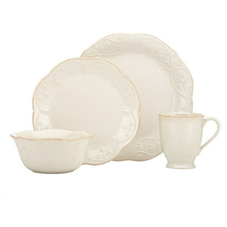Lenox French Perle White 4 Piece Place Setting