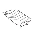thumbnail image 4 of S SERENABLE Turkey Roasting Rack, Premium Multipurpose Nonstick V Shaped Cooking Rack, Turkey Roaster Stand for Outdoor Home Camping Style C, 4 of 5