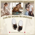 thumbnail image 7 of Fotbe Yak Pattern Women's Fuzzy Curly Fur Memory Foam Loafer Slippers Indoor Outdoor Slippers Winter Home Shoes-44/45, 7 of 7