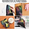 thumbnail image 5 of Coolnut Wolf Starry Night Kitchen Towels, 18 x 28 Inch Super Soft and Absorbent Dish Cloths for Washing Dishes, 4 PCS Reusable Multi-Purpose Microfiber Hand Towels for Kitchen, 5 of 5