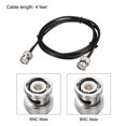 thumbnail image 2 of BNC Macho a Macho Coaxial Puente Cable 50 Ohm 4Pies RG174, 2 of 5