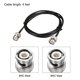 thumbnail image 2 of BNC Macho a Macho Coaxial Puente Cable 50 Ohm 4Pies RG174, 2 of 5