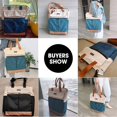 thumbnail image 3 of Bolso de mano convertible para mujer Mochila para computadora portátil Mochila para computadora portátil Bolsa informal de viaje para la escuela universitaria abierta con parte sup, 3 of 5