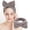 Gray2, variant on VJGBEGW Spa Headband for Washing Face Microfiber Makeup Headbands for Women Bow Shower Hair Band White