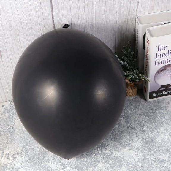 KAKOWELY 6Pcs 36 Inch Black Latex Balloons Balloons Decorations for Wedding