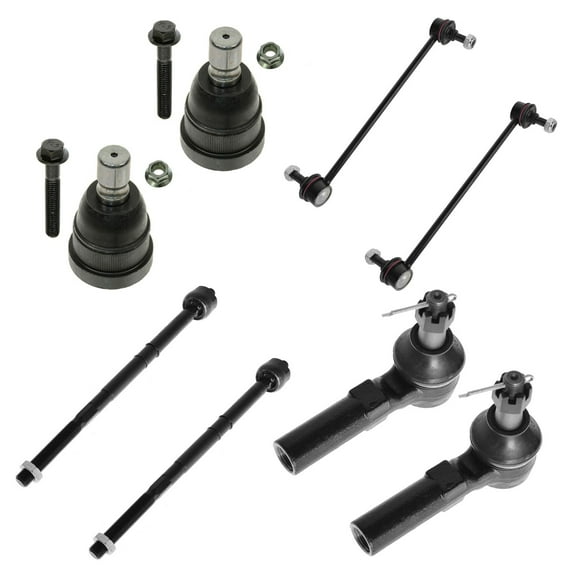 TRQ 8 pc Front Steering & Suspension Kit Sway Links Tie Rods Ball Joints for SUV PSA58925 Fits select: 2001-2004 FORD ESCAPE, 2001-2004 MAZDA TRIBUTE