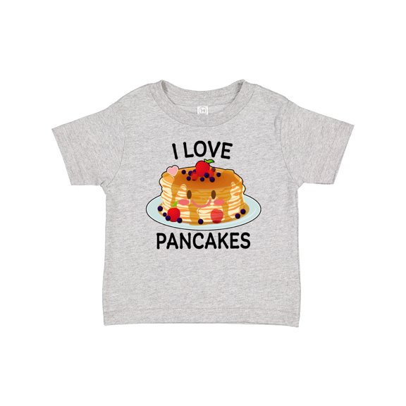Inktastic I Love Pancakes with Cute Stack of Pancakes Boys or Girls Baby T-Shirt