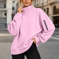 thumbnail image 6 of Kezqiaxn Womens Crewneck Sweatshirt Fashion Long Sleeve Fall Casual Pullover Tops with Pockets Sweatshirts for Women, 6 of 7