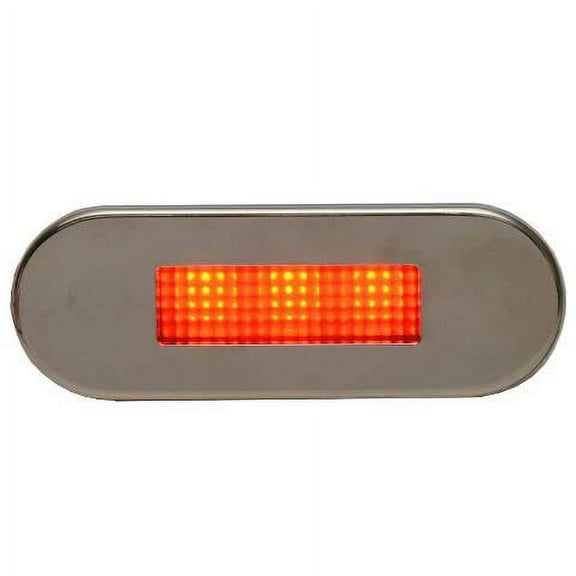 Hella Boat Step Marine Lamp 10410 | Oblong LED Red 12V Carver