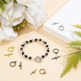 thumbnail image 4 of 150 Ensembles 5 Couleurs Fermoirs Ronds à Bascule Style Tibétain Fermeture T-Bar Bracelet Bijoux Fermoir, 4 of 8