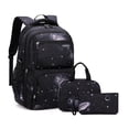 thumbnail image 5 of HNMKIU Kids Backpack Set Boys Girls School Bookbag Pencil Lunch Bag Lightweight Student Backpack Children ,Black2, 5 of 5