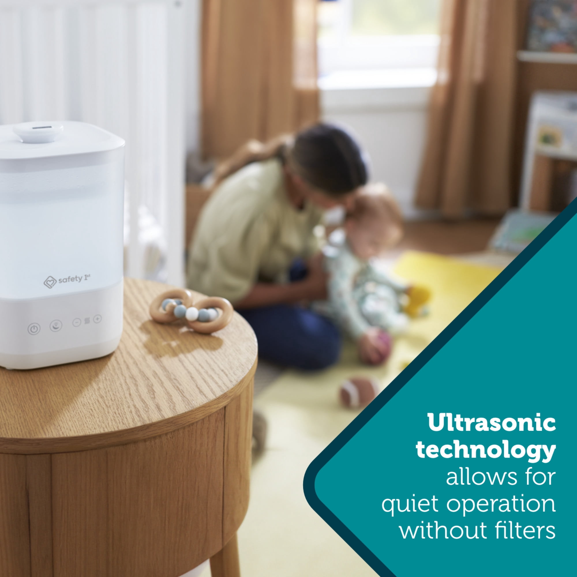 Safety 1st Comforting Cool Mist Top-Fill Humidifier, White