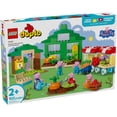 thumbnail image 2 of LEGO DUPLO Peppa Pig Grandpa Pig’s Garden and Greenhouse - Peppa Pig Toy for Toddlers - Preschool Learning and Sensory Toy for Girls and Boys Ages 2+ - Sensory Toy with 5 Peppa Pig Characters - 10461, 2 of 7