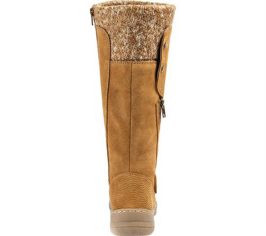 Baretraps Womens Adele Suede Faux Fur Winter Boots Walmart
