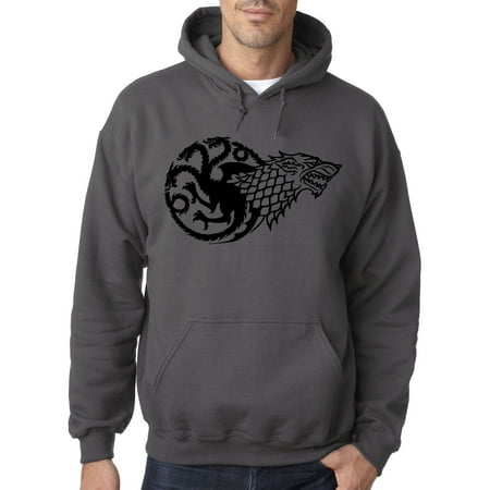 New Way New Way 933 Adult Hoodie Stark Targaryen Sigil House