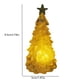 thumbnail image 3 of Lámpara de Navidad LED, árbol de Navidad de cristal, decoración de Navidad, luces de Navidad para hogar, árbol de Navidad colgante, diseño de 2 niveles, base de madera, iluminación de Navidad para, 3 of 8