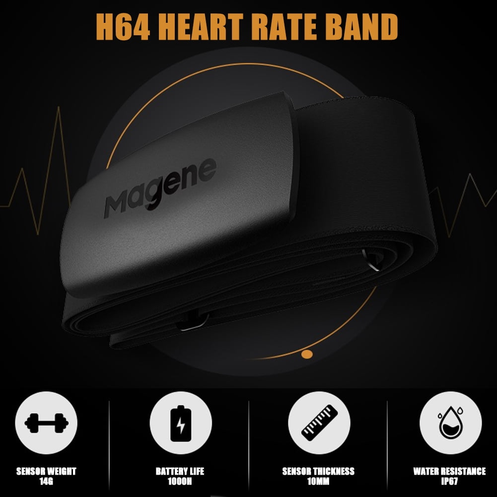 MAGENE H64 Bluetooth ANT Heart Rate Monitor Band Pulse Sensor Meter FitnessBelt 