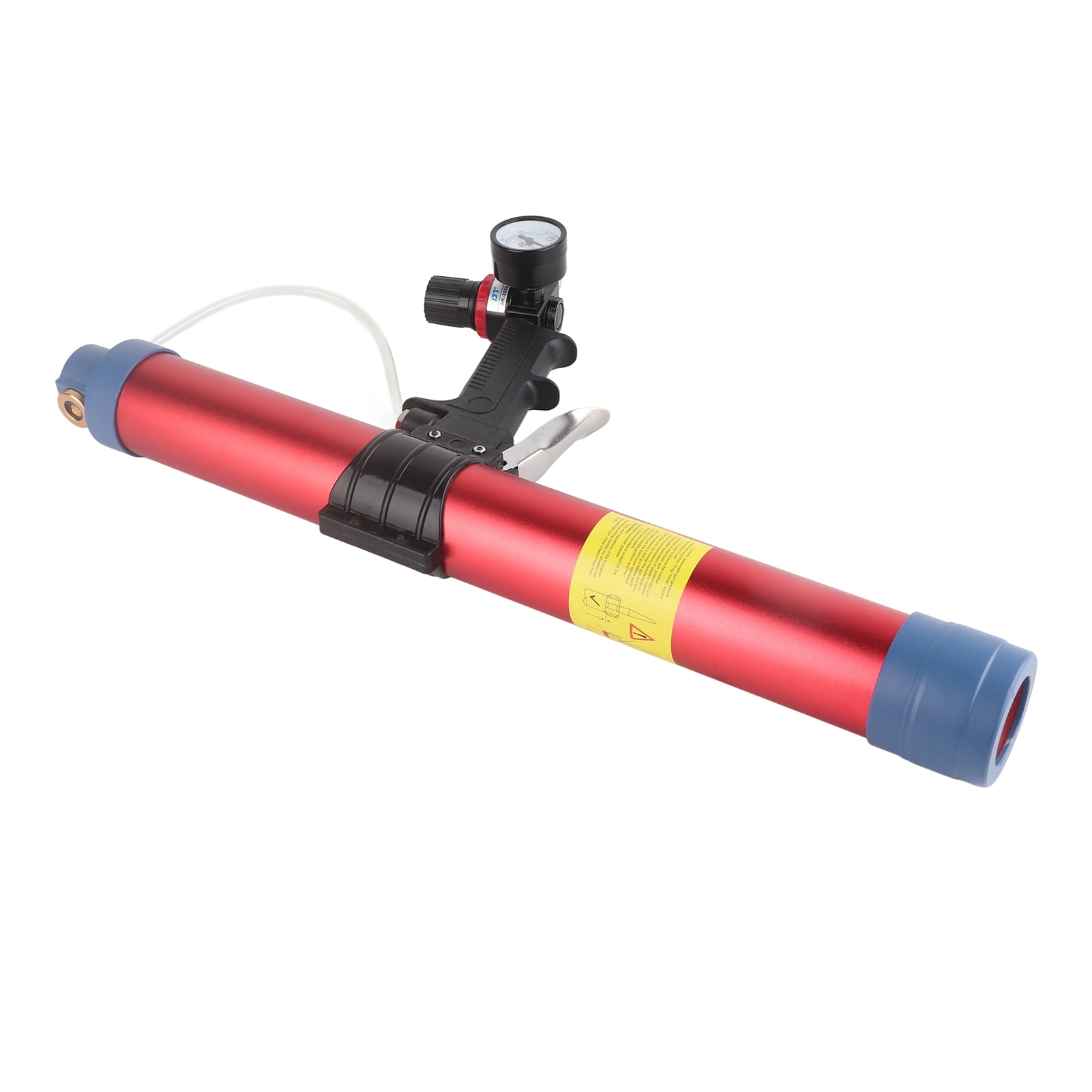 Pneumatic Glass Glue Gun Set 600ml Capacity Air Glue Gun with Pressure Gauge for Building Decoration