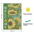 thumbnail image 5 of Spring Summer Sunflower Garden Flag 28x40 Inch Double Side for Outdoor Courtyard Garden Decor Flowers Welcome Holiday Flag for Outside Decoration, 5 of 6