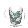 thumbnail image 2 of Disketp Flower Large Coffee Mug with Handle Tea Cup Novelty Coffee Cup for Men Women Office Work, 2 of 6