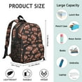 thumbnail image 2 of Students Backpack with Volleyball, Softball, Football Sports Prints - Durable, Adjustable, Lightweight for Training and Competition, 2 of 6