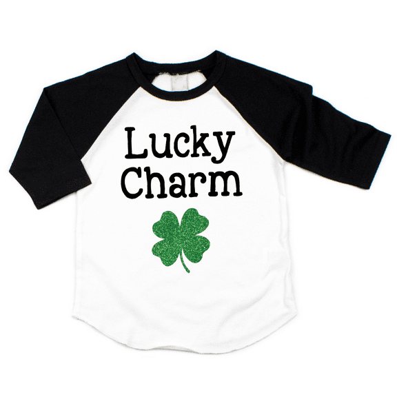 St. Patrick's Day Outfits for Girls and Boys, Lucky Charm, Kids and Toddler Shirt
