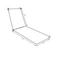 thumbnail image 2 of Pillow Perfect Outdoor/Indoor Rave Indigo Chaise Lounge Cushion 80x23x3,Blue, 2 of 3