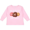 thumbnail image 3 of Inktastic Life is Better with Donuts Boys or Girls Long Sleeve Toddler T-Shirt, 3 of 5