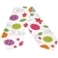 thumbnail image 2 of Coolnut 13"x70" Rectangle Bunny Egg Flower Printed Table Runner for Wedding Birthday Holiday, 2 of 7