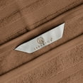 thumbnail image 4 of Superior Ultra Soft Cotton Solid 8-Piece Towel Sets, Chocolate, 4 of 8