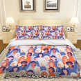 thumbnail image 2 of 3D Cartoon Crowd Pattern Quilt Cover Set Bedding Set Pillowcases 127, 2 of 2