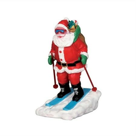 Wonderful Life Village Collection Santa Skier #52337, From the wonderful world of Lemax these figurines and accessories make your holiday village tabletop town spring to.., By Lemax Village Ship from US ()