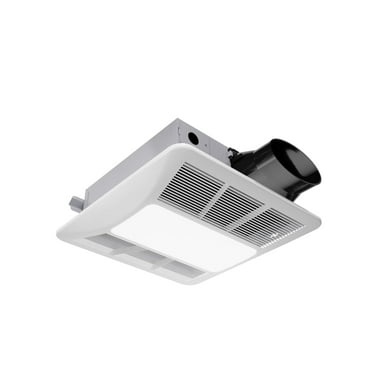 Summers Series 100 CFM Ceiling Mount Bathroom Exhaust Fan with Brilliant LED Light, Humidity Sensor Activation
