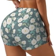 thumbnail image 2 of Naloa Flower Biker Shorts for Women Seamless Scrunch Short Women’s Yoga Shorts for Gym Running Sport Shorts - XX-Large, 2 of 9