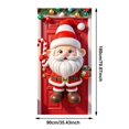 thumbnail image 3 of Dalxymotic Christmas Door Tapestry, Xmas Front Door Hanging Cloth Cover, Christmas Decorations Indoor Outdoor, Winter Indoor Tapestry Cover Decor for Door, Wall, Bedroom, Home, 3 of 9