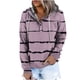 thumbnail image 2 of ICHUANYI Clearance Women's Fashion Printed Pocket Long Sleeve Blouse Casual Tops Sweatershirt Button Hoodies ICHUANYI "ICHUANYI", 2 of 6