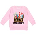 thumbnail image 2 of Inktastic Daddys Little Helper Tool Box Toddler Sweatshirt, 2 of 4