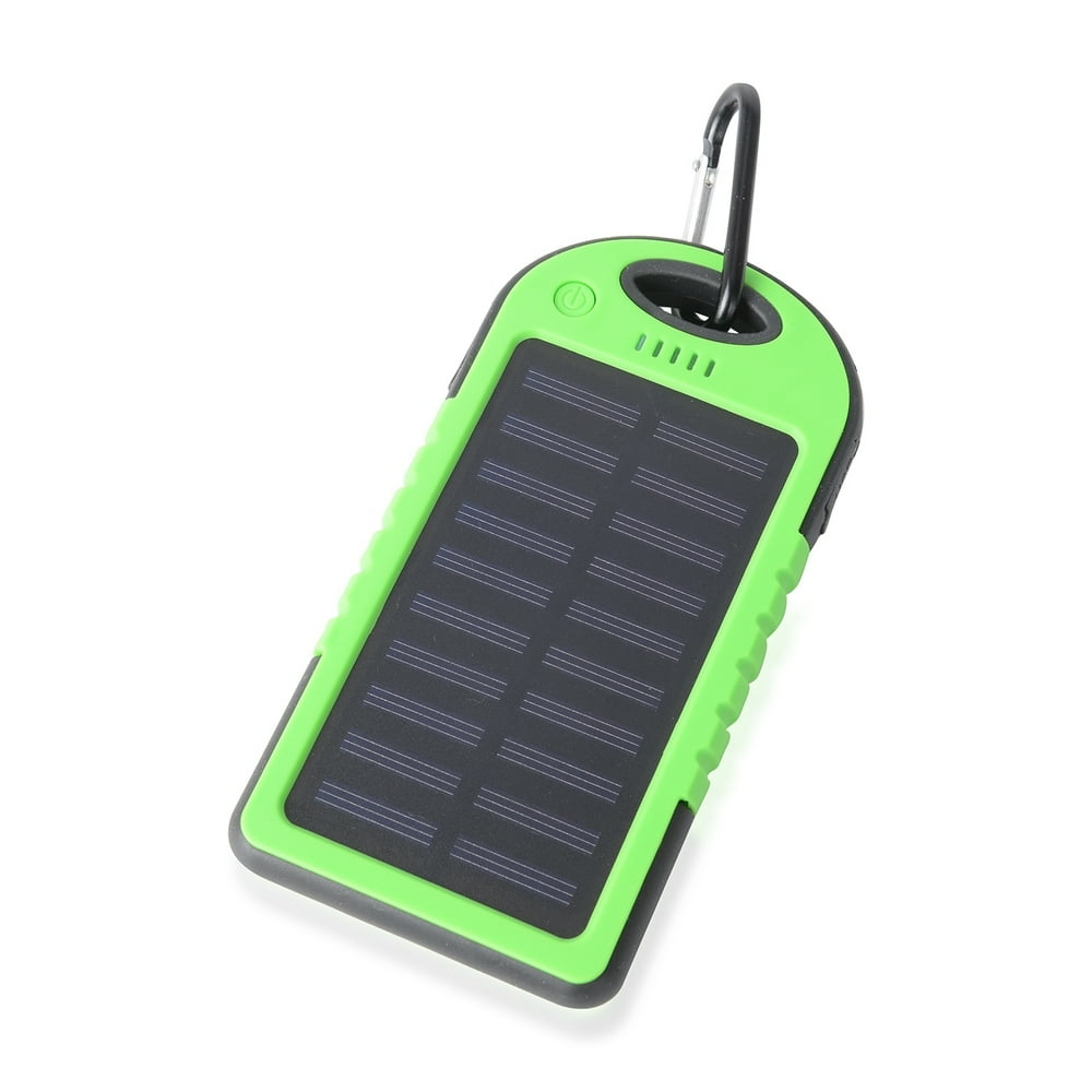 Shop LC Green Portable Solar 5000 mAh Battery Charger Power Bank