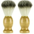 thumbnail image 3 of Zlezpi Brush Hair Handle Bear Barber Shave Brush Men Shaving Tool Wood Brush, 3 of 8