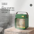 thumbnail image 3 of Ventilador de escritorio portátil, Enfriador de aire, humidificador de aire acondicionado, inalámbrico para el hogar y la Oficina, 3 of 5